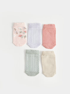 Носки для маленьких девочек с рисунком, набор из 5 шт. LCW baby