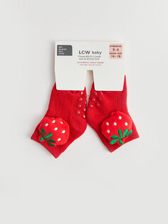 Носки-домики для маленьких девочек LCW baby, яркий красный