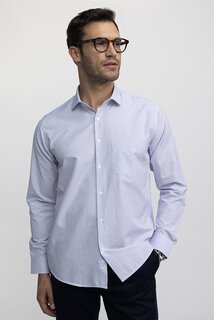Классическая удобная мужская красочная рубашка с хлопковым воротником в тонкую полоску TUDORS, черный