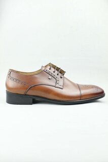 Классические мужские туфли Maurice из натуральной кожи ÖSY Serdar Yeşil, тан-черный