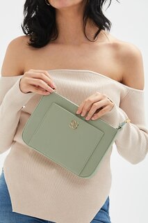 Клатч Rosa Женская сумка через плечо мятно-зеленый Minebag