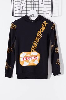 Толстовка с капюшоном Boy&apos;s Everything Printed 14017 My Serenad, черный