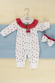 Комбинезон Cherry Patterned Snap 16657 İmaj Time, красный