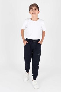 Трендовые спортивные штаны с принтом No Rules для мальчиков Ak2009 ahengim, темно-синий