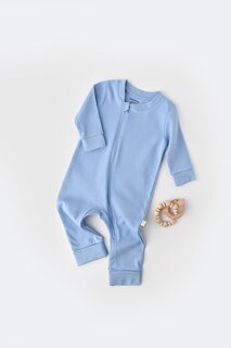 Комбинезон на молнии BabyCosy Organic Wear, синий