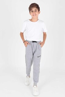 Трендовые спортивные штаны с принтом No Rules для мальчиков Ak2009 ahengim, серый