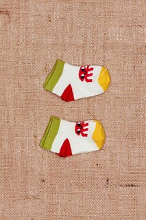Комплект из 2 детских носков с фигурками Fullamoda, зеленый