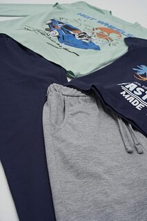 Комплект из 4 шт.: футболка, шорты и брюки с принтом Hot Wheels For You Kids