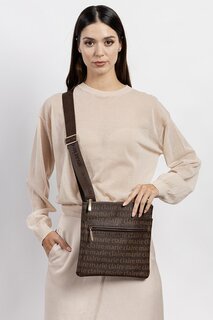 Коричневая женская сумка через плечо Bess MC212103029 Marie Claire