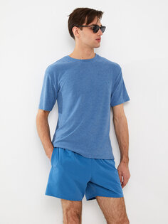 Короткие базовые мужские шорты для плавания LCW Casual, бирюзовый