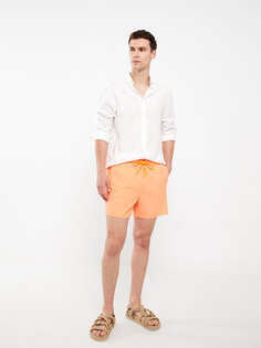 Короткие базовые мужские шорты для плавания LCW Casual, неоново-оранжевый