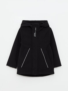 Пальто для маленьких мальчиков с капюшоном и длинными рукавами LCW baby, новый черный