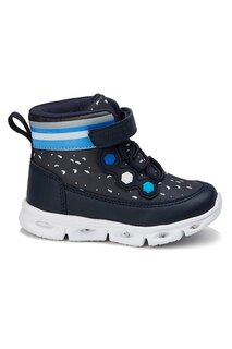 Туфли-лодочки Mizu Daily с подсветкой на липучке для девочек 946.21K.205 Vicco, темно-синий