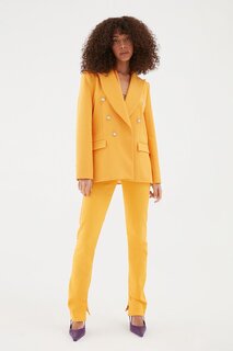 Пиджак с пуговицами Оранжевый QUZU