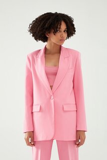 Пиджак-пиджак конфетно-розовый QUZU
