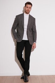 Пиджак приталенного кроя 6 Drop с двойными разрезами 659001 Buratti, серый