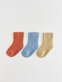Базовые носки для маленьких мальчиков, 3 шт. LCW baby, светло-зеленый