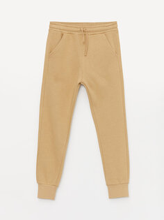 Базовые спортивные штаны для мальчиков с эластичной резинкой на талии LCW Kids, бежевый