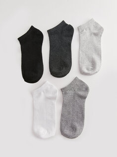 Базовые носки для мальчиков (5 шт.) LCW Kids, окрашенная пряжа смешанного цвета
