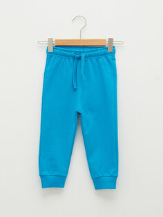 Базовые спортивные штаны-джоггеры для мальчика с эластичной резинкой на талии LCW baby, яркий синий