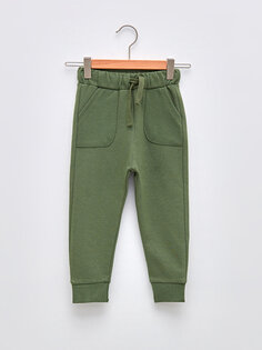 Базовые спортивные штаны-джоггеры для мальчика с эластичной резинкой на талии LCW baby, зеленый