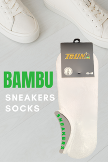 Бамбуковые мужские разноцветные кроссовки, набор из 12 носков 10600 TOLIN