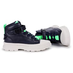 Бамбуковые ботинки на липучке для девочек/мальчиков, обувь 946.21K.201 Vicco, темно-синий