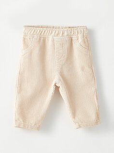 Бархатные брюки с эластичной резинкой на талии для маленьких мальчиков LCW baby