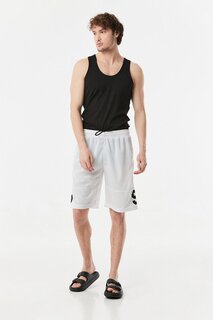 Баскетбольные шорты с принтом Fullamoda, белый