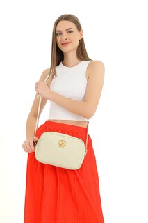Белая женская сумка через плечо 05Bhpc8002-By BH POLO CLUB