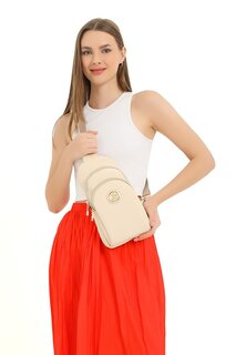 Белая женская сумка через плечо 05Bhpc8001-By BH POLO CLUB