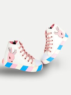 Белые ортопедические кроссовки для девочек Ceylan Casabony