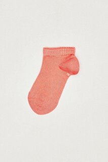 Бесшовные модальные детские носки-пинетки Fullamoda, коралл