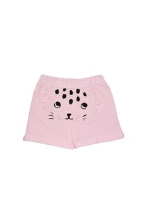 Бледно-розовые шорты с карманами-кенгуру для девочек Lovetti