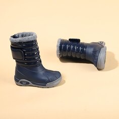 Водонепроницаемые зимние ботинки для мальчиков и девочек Topo Ski Charol W10168 IGOR, темно-синий