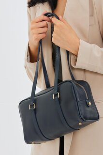 Винтажная женская сумка через плечо Gloria темно-синяя Minebag