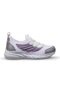 Детская бело-фиолетовая спортивная обувь M.P ONE