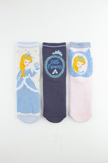 Детские носки-полотенца с противоскользящей подошвой «Принцесса», комплект из 3 предметов Bross