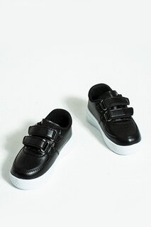 Детские кроссовки на удобной подошве на липучке 001-700-23ÇT Pembe Potin, черный
