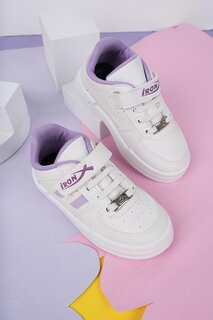 Детские удобные кроссовки унисекс Kai Daily на эластичной резинке и липучке, спортивная обувь Muggo, сирень