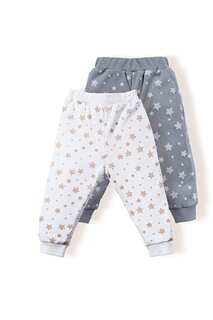 Детские спортивные штаны из двух частей со звездным узором BabyCosy Organic Wear
