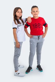 Детские спортивные штаны унисекс DETLEV серые SLAZENGER