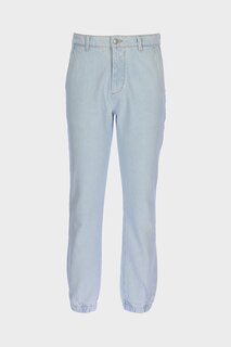 Джинсовые брюки Jogger Fit с нормальной талией ледяного синего цвета E 4408-005 CROSS JEANS
