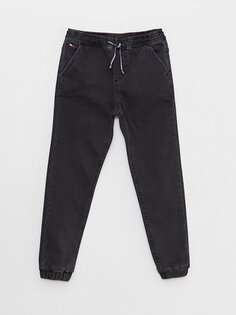 Джинсовые брюки-джоггеры для мальчиков Basic с эластичной резинкой на талии SOUTHBLUE, антрацит родео