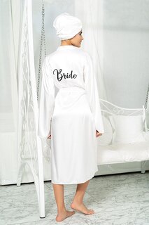 Длинное свадебное платье черного цвета с вышивкой и чепчиком FOR YOU MODA