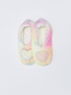 Домашние носки для девочек из плюша с рисунком LCW Kids