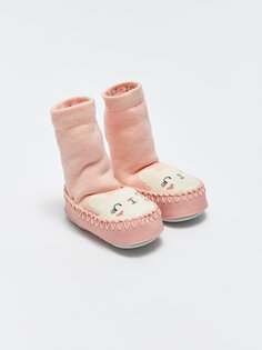 Домашние носки для маленьких девочек с принтом LCW baby