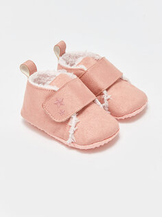 Домашние сапоги для девочек дошкольного возраста с принтом на липучке LCW STEPS, матовый розовый