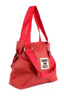 Женская водонепроницаемая сумка для школы и покупок с двойным ремешком большого размера (1559) Luwwe Bags, красный
