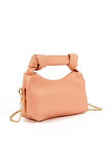 Женская мини-сумка на плечо с ручкой и цепочкой на молнии (20782) Luwwe Bags, пудрово-розовый